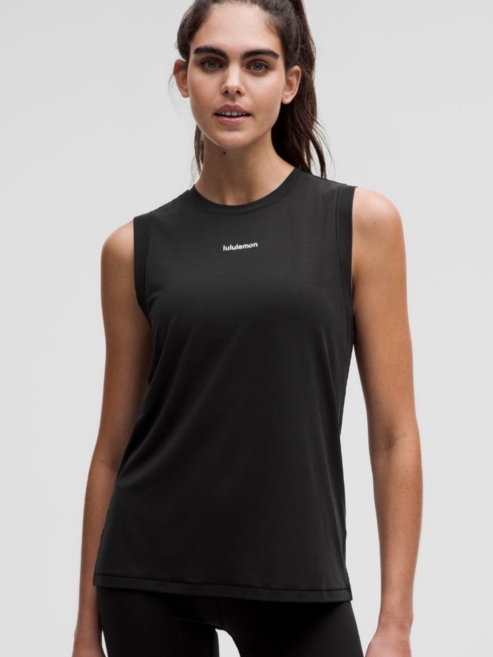 lululemon athletica Black Muscle Tee